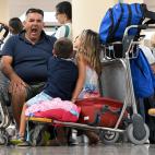 Afectados por los retrasos de Ryanair en el Aeropuerto del Prat de Barcelona.