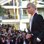 A su llegada a la proyección de la película The Last Face