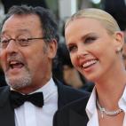 A su llegada a la proyección de la película The Last Face