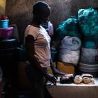 Pamela se asegura de que su ropa y sus zapatillas estén en todo momento en buen estado.
