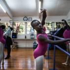 En el estudio de Karen pueden practicar todos los movimientos sin límite de espacio.