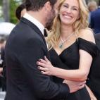 Durante la presentación de la película Money Monster de Jodie Foster y protagonizada por George Clooney y Julia Roberts. Fue la noche del jueves 12 de mayo.