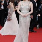 Durante la presentación de la película Money Monster de Jodie Foster y protagonizada por George Clooney y Julia Roberts. Fue la noche del jueves 12 de mayo.