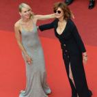 Durante la presentación de la película Money Monster de Jodie Foster y protagonizada por George Clooney y Julia Roberts. Fue la noche del jueves 12 de mayo.