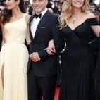 Durante la presentación de la película Money Monster de Jodie Foster y protagonizada por George Clooney y Julia Roberts. Fue la noche del jueves 12 de mayo.