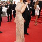 Durante la presentación de la película Café Society, con la que Woody Allen inauguró la 69º edición del Festival de Cannes .