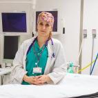 Trabajando como anestesista.