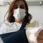 Recuperándose de una operación.