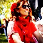 Disfrutando San Isidro.