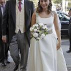 Eel presidente del Congreso, Jesús Posada, junto a su hija Rocío
