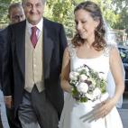 Eel presidente del Congreso, Jesús Posada, junto a su hija Rocío