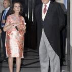 El presidente del Congreso, junto a su esposa