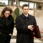 Rocío Carrasco saliendo de los juzgados en Madrid en 2002.