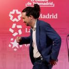 Iglesias, euf&oacute;rico tras el debate