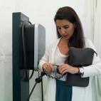 Visitando la feria del coche eléctrico