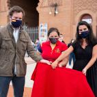 Defendiendo los toros en Las Ventas