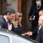 Pedro Sánchez, con el papa Francisco