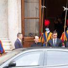 Pedro Sánchez, con el papa Francisco