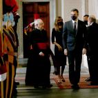Pedro S&aacute;nchez, con el papa Francisco.