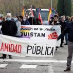 Manifestación de sanitarios contra la gestión de Ayuso
