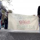 Manifestación de sanitarios contra la gestión de Ayuso