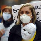 Manifestaci&oacute;n de sanitarios contra la gesti&oacute;n de Ayuso