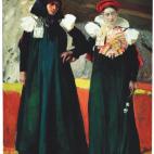 Joaquín Sorolla. Tipos del Valle de Ansó, 1914. Óleo Lienzo, 206x150,5 cm. Museo Sorolla.