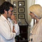 Con Teófila Martínez (PP).