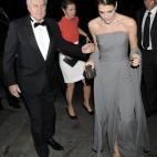 En la fiesta después de la presentación