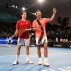 Ni mascarillas, ni distancia en un partido de Nadal: Estas fotos no son de 2019