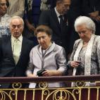 La infanta Pilar junto a los duques de Soria, la infanta Margarita y Carlos Zurita
