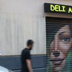 Obra de Fabiola Correas para la peluquería Deliart.