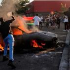 Protestas en Minneapolis por la muerte de un afroamericano a manos de la polic&iacute;a.