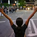 CHARLOTTE, USA - MAY 31: Following the death of George Floyd in Minneapolis, protest in downtown Charlotte turn violent in NC, United States on May 31, 2020 (Photo by Peter Zay/Anadolu Agency via Getty Images)