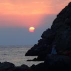 Cala de Benirrás en Ibiza (Islas Baleares)