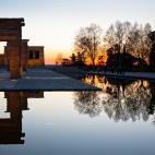 El templo de Debod de Madrid (Madrid).