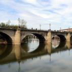 Puente de San Jaime en Logroño (La Rioja)