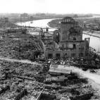 Hiroshima, destrozada por la bomba norteamericana.