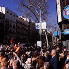 Manifestaci&oacute;n en G&eacute;nova en favor de Ayuso y contra Casado y Egea
