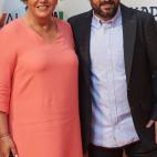 VITORIA-GASTEIZ, SPAIN - SEPTEMBER 05: Maria Escario and Jordi Evole attend the 7th FesTVal Television Festival 2015 the closing ceremony at the Principal Theater on September 5, 2015 in Vitoria-Gasteiz, Spain. (Photo by Carlos Alvarez/Getty I...