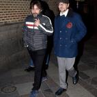 MADRID, SPAIN - MARCH 14: Jordi Evole and Santiago Segura are seen arriving to the after party for the premiere of 'Dolor y Gloria' on March 14, 2019 in Madrid, Spain. (Photo by Europa Press Entertainment/Europa Press via Getty Images)