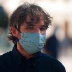 MALAGA, SPAIN - 2020/08/26: TV presenter Jordi Evole and director of the documentary "Eso que tu me das" is seen before the presentation of the documentary outside Albeniz Cinema. The 23 edition of Spanish Malaga Film Festival is the first great...