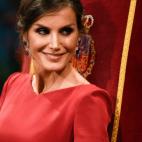 La reina Letizia, conversando con Sof&iacute;a.