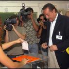 Julián Muñoz durante una jornada electoral.