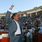 Julián Muñoz durante una corrida de toros en 2003.