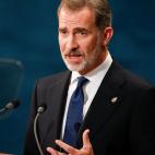 El rey, en el discurso final del acto.