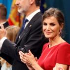 Los reyes durante los Premios Princesa de Asturias