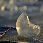 Pompas de jabón congeladas