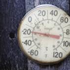 Reloj congelado por la ola de frío