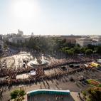Las im&aacute;genes a&eacute;reas del Orgullo 2022 en Madrid